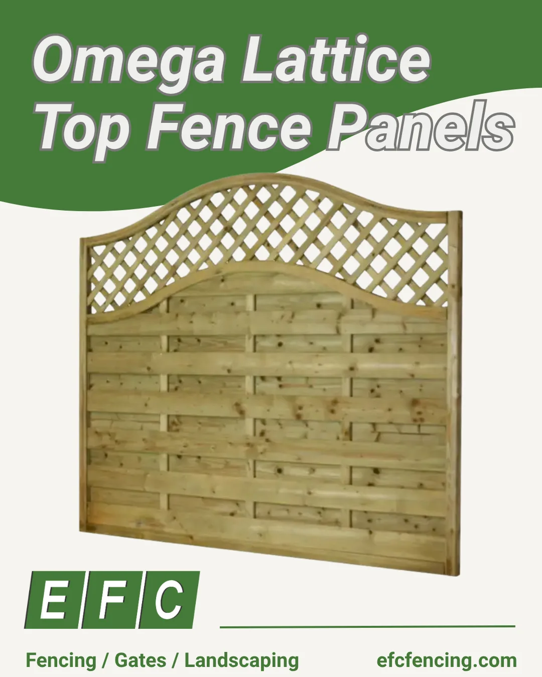 Omega lattice fence