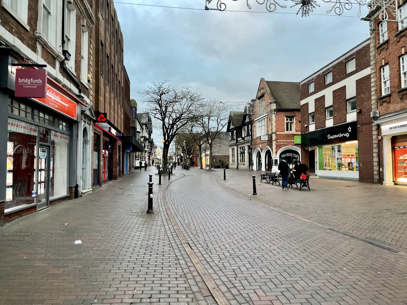 Greengate Street in Stafford town centre